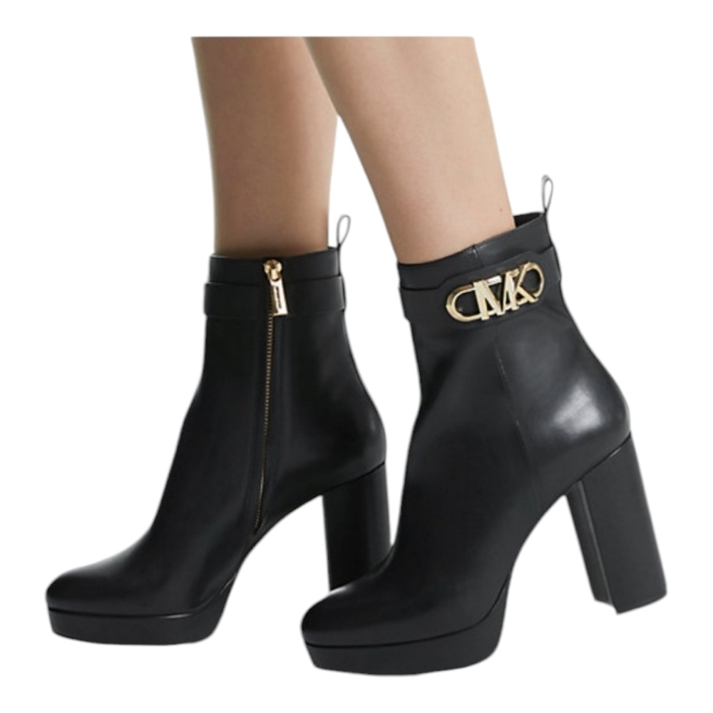 Michael Kors Leather Platform Boots